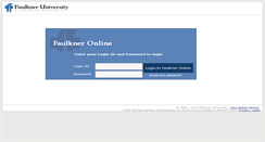 Desktop Screenshot of my.faulkner.edu