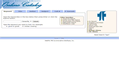 Desktop Screenshot of innopac.faulkner.edu